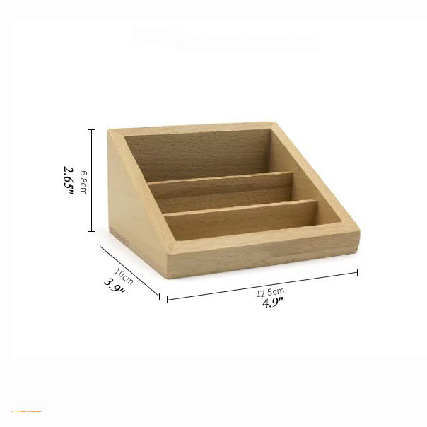 Wooden Holder for 3 Parts Cards