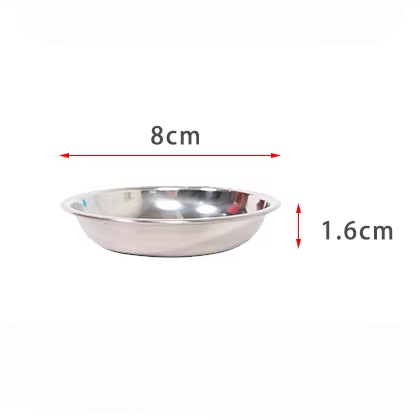 Stainless Steel Dishes (Pack of 3)