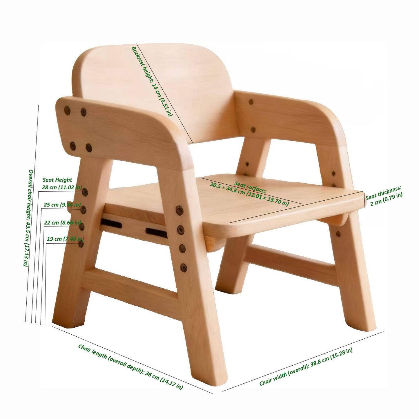 Adjustable Montessori Weaning Table and Chair Set