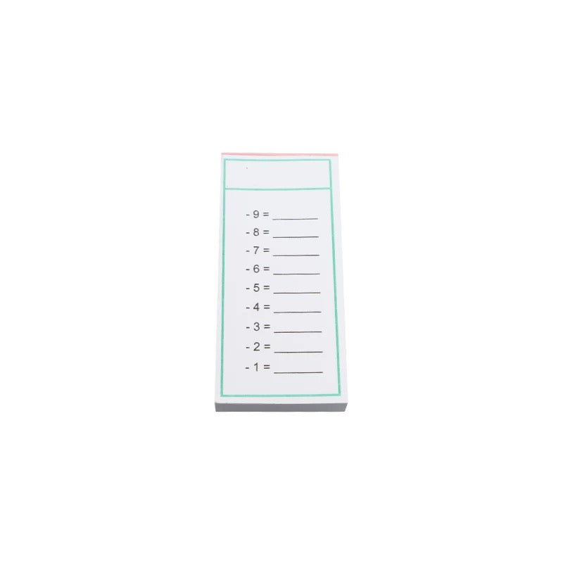 Addition | Subtraction | Multiplication | Division Tables, Stamp Game Problem Paper