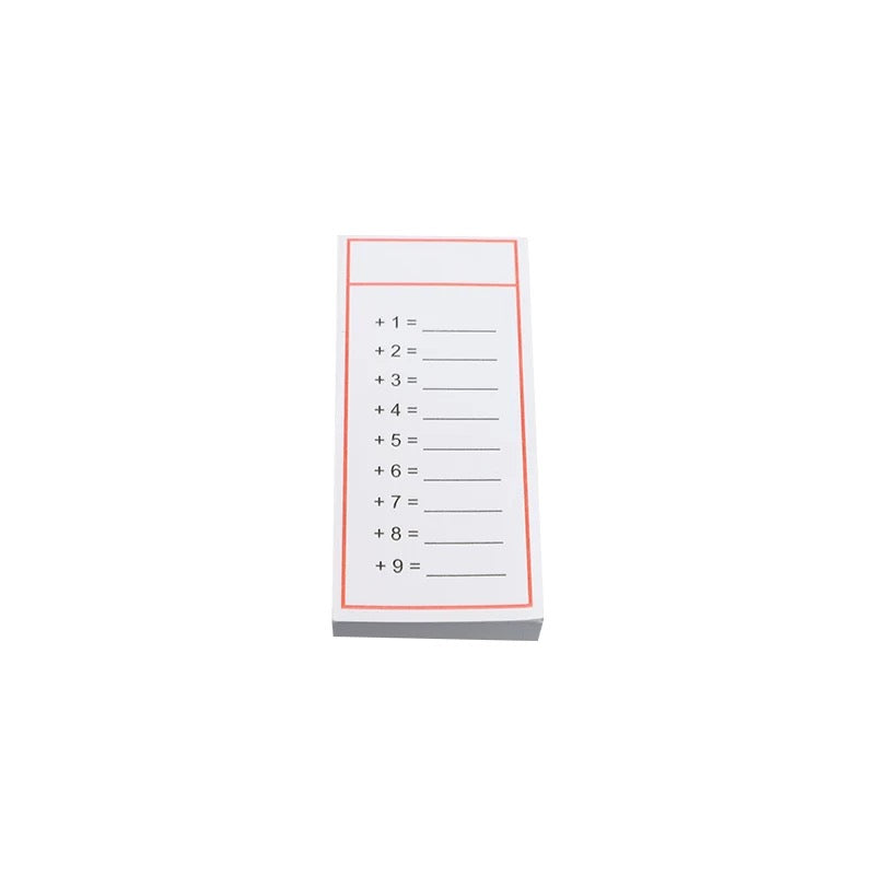Addition | Subtraction | Multiplication | Division Tables, Stamp Game Problem Paper