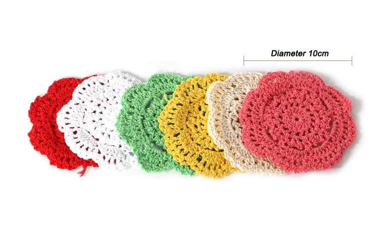 Handmade Crochet Coasters/Doilies (pack of 6)