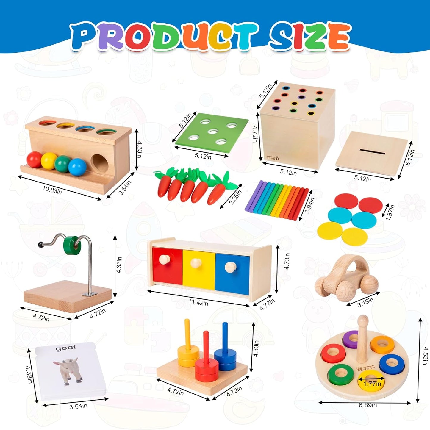 Adena Montessori Play Kit 13-14-15Month