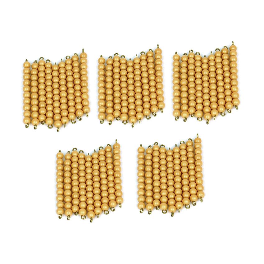 55 Golden Bead Bars of Ten