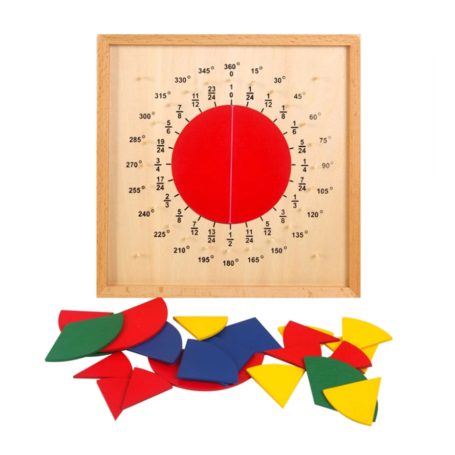 Tablero de fracciones