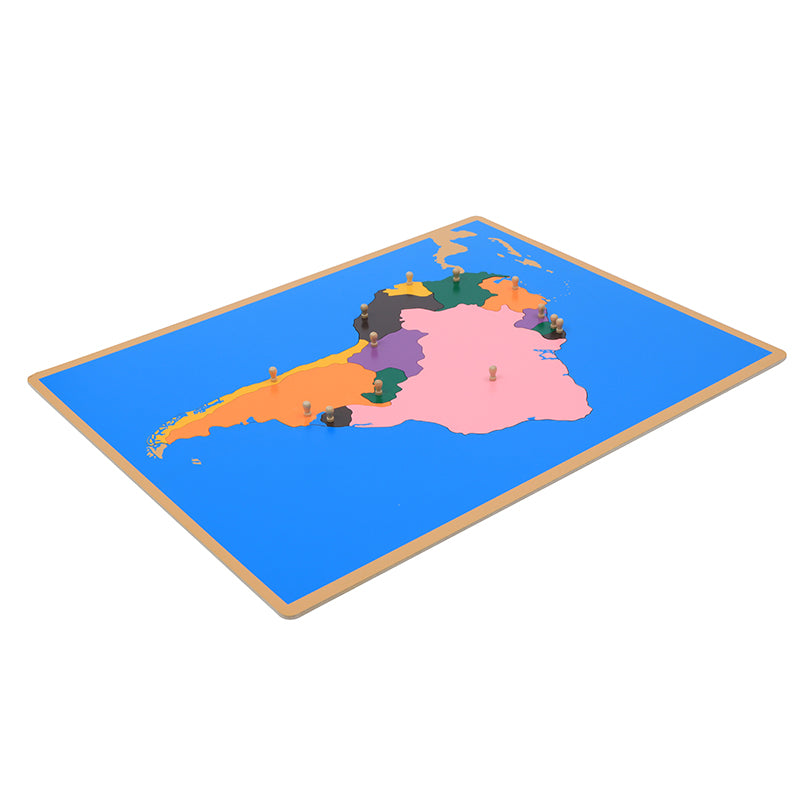 Puzzle Map of South America