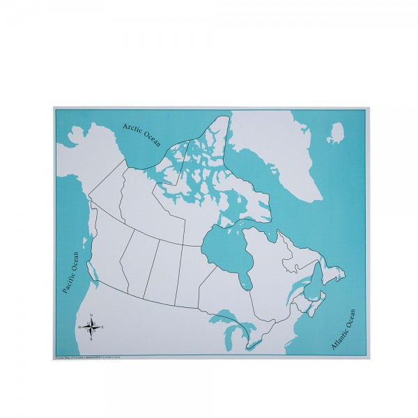 Unlabeled Canada Control Map