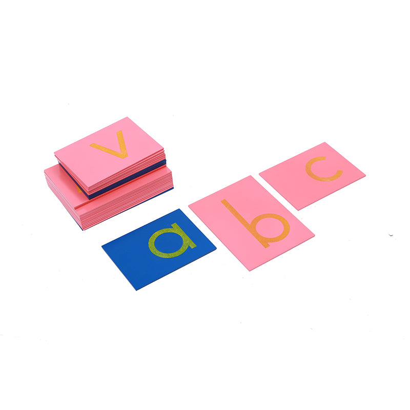 Lower Case Sandpaper Letters with Box - Print