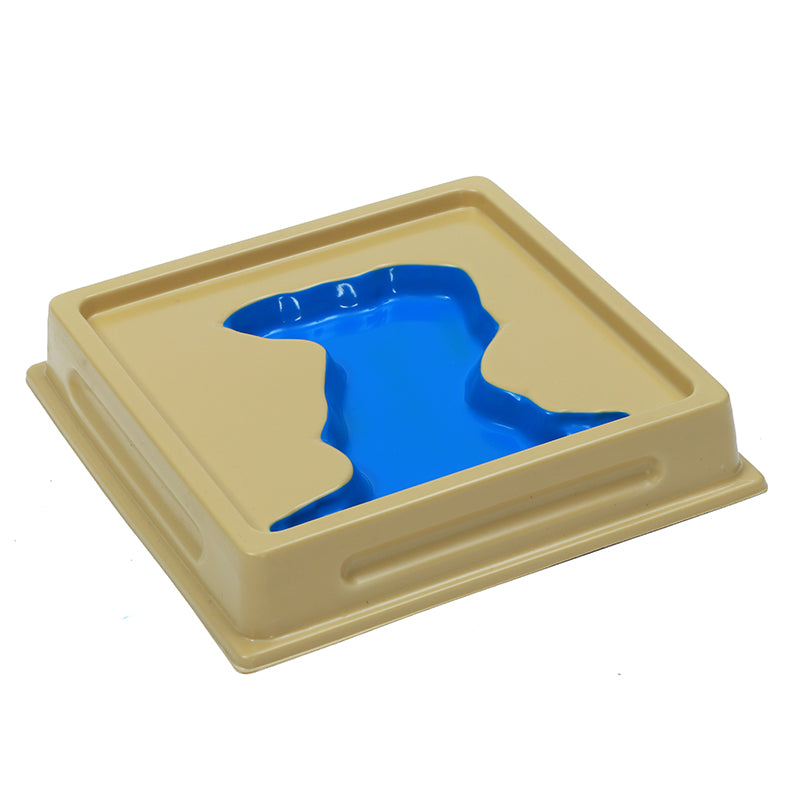 Bandejas de forma de tierra y agua: Juego 1