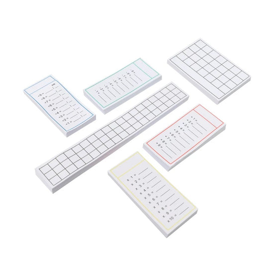 Addition | Subtraction | Multiplication | Division Tables, Stamp Game Problem Paper