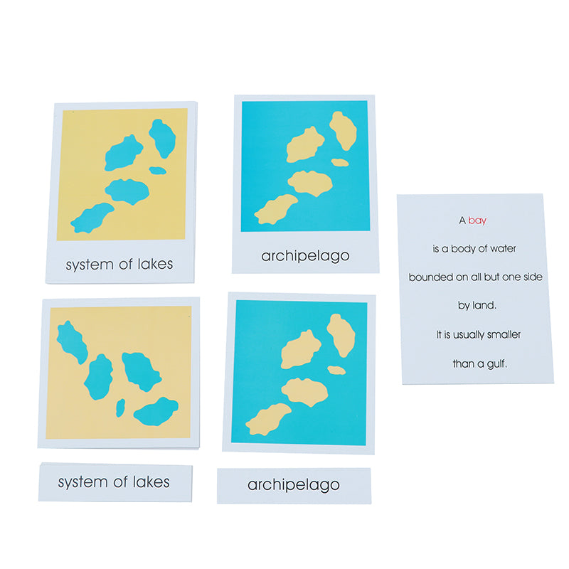 Cartas de Tierra y Agua: Conjuntos 1 y 2 (Solo cartas)