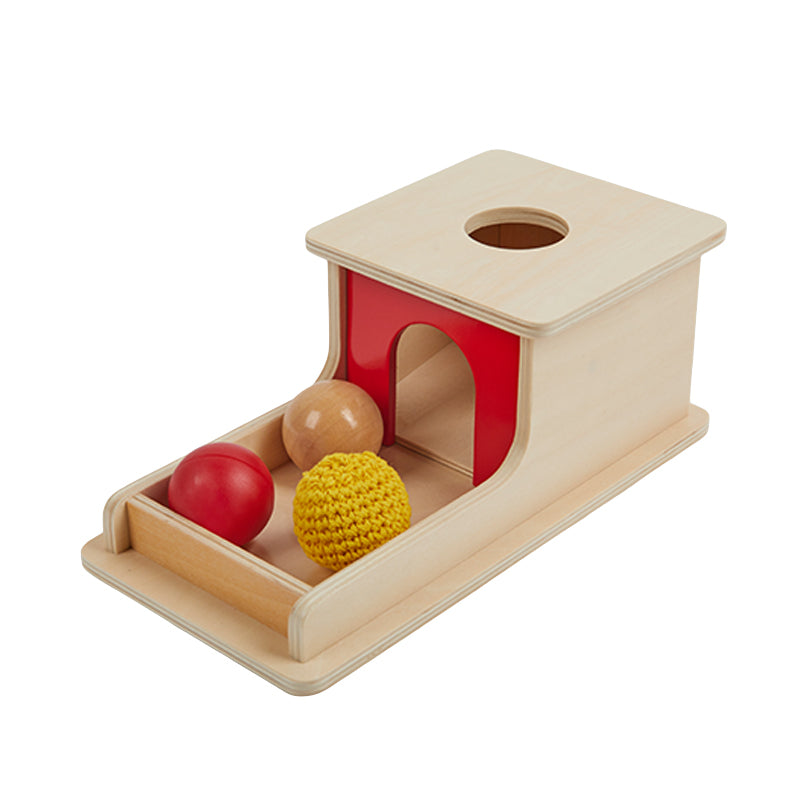 Object Permanence Box with Tray
