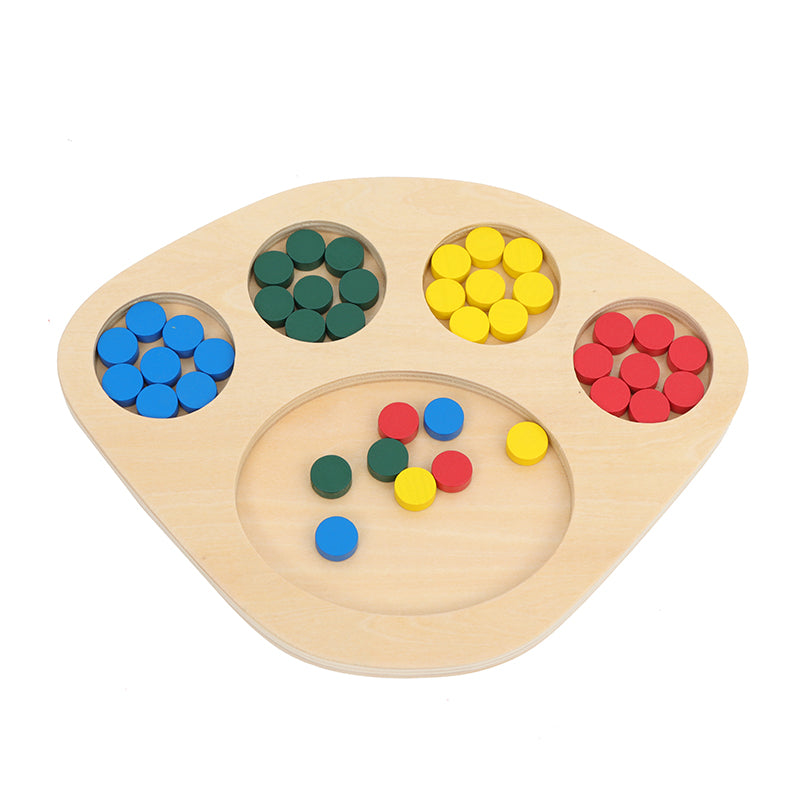 Montessori Wooden Sorting Tray