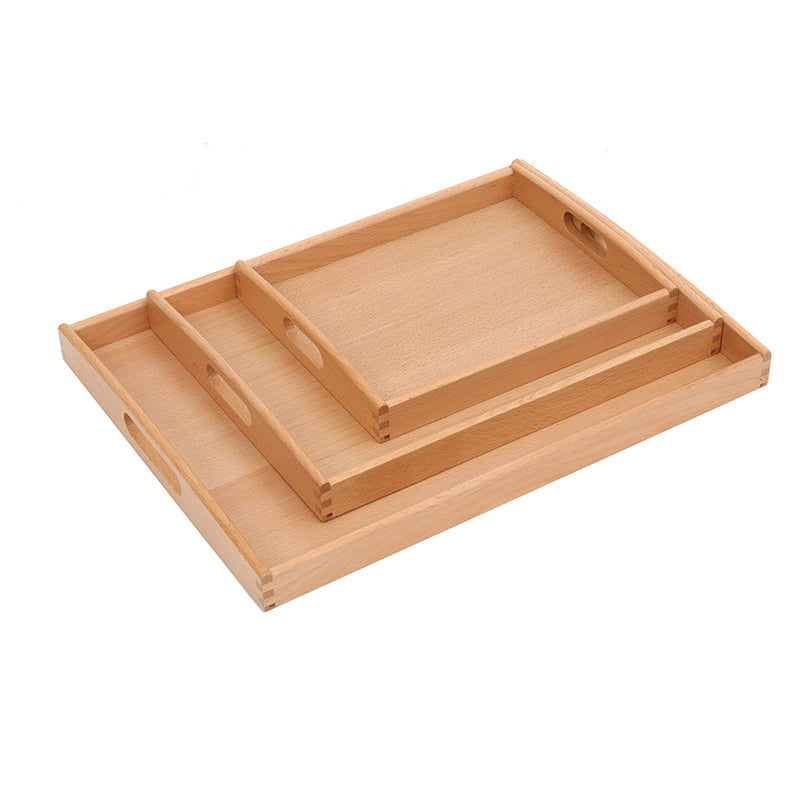 Montessori Wooden Trays