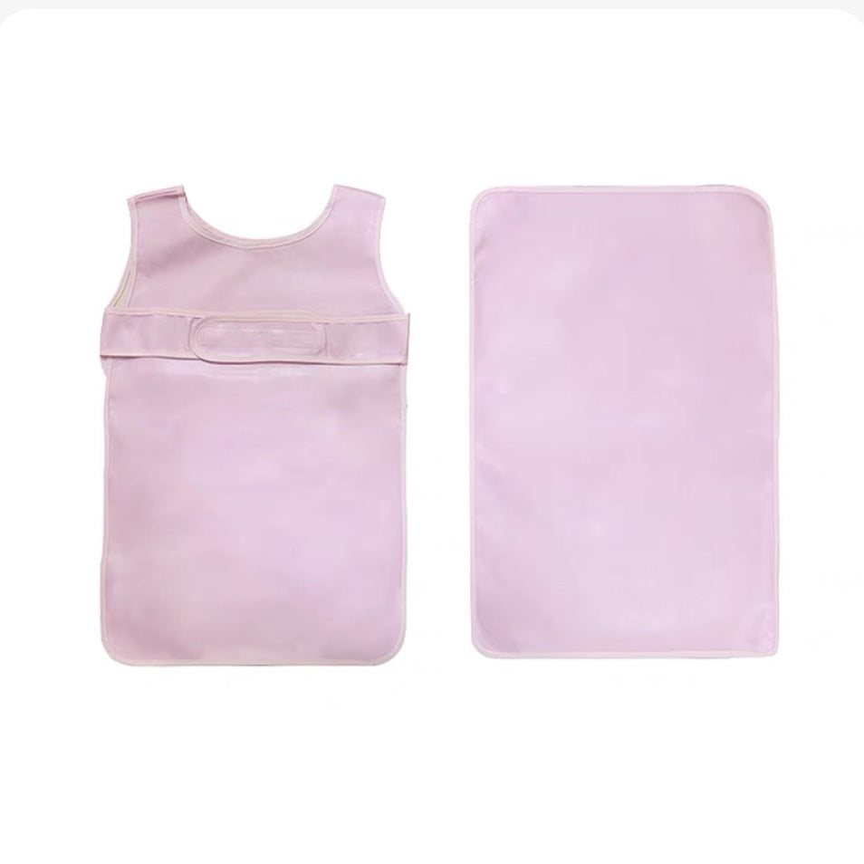 Kid Easy-Fasten Water-Resistant Apron with Pad