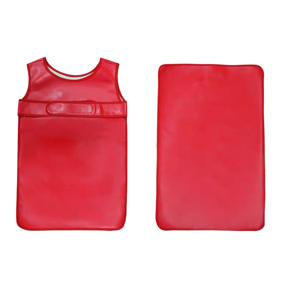 Kid Easy-Fasten Water-Resistant Apron with Pad