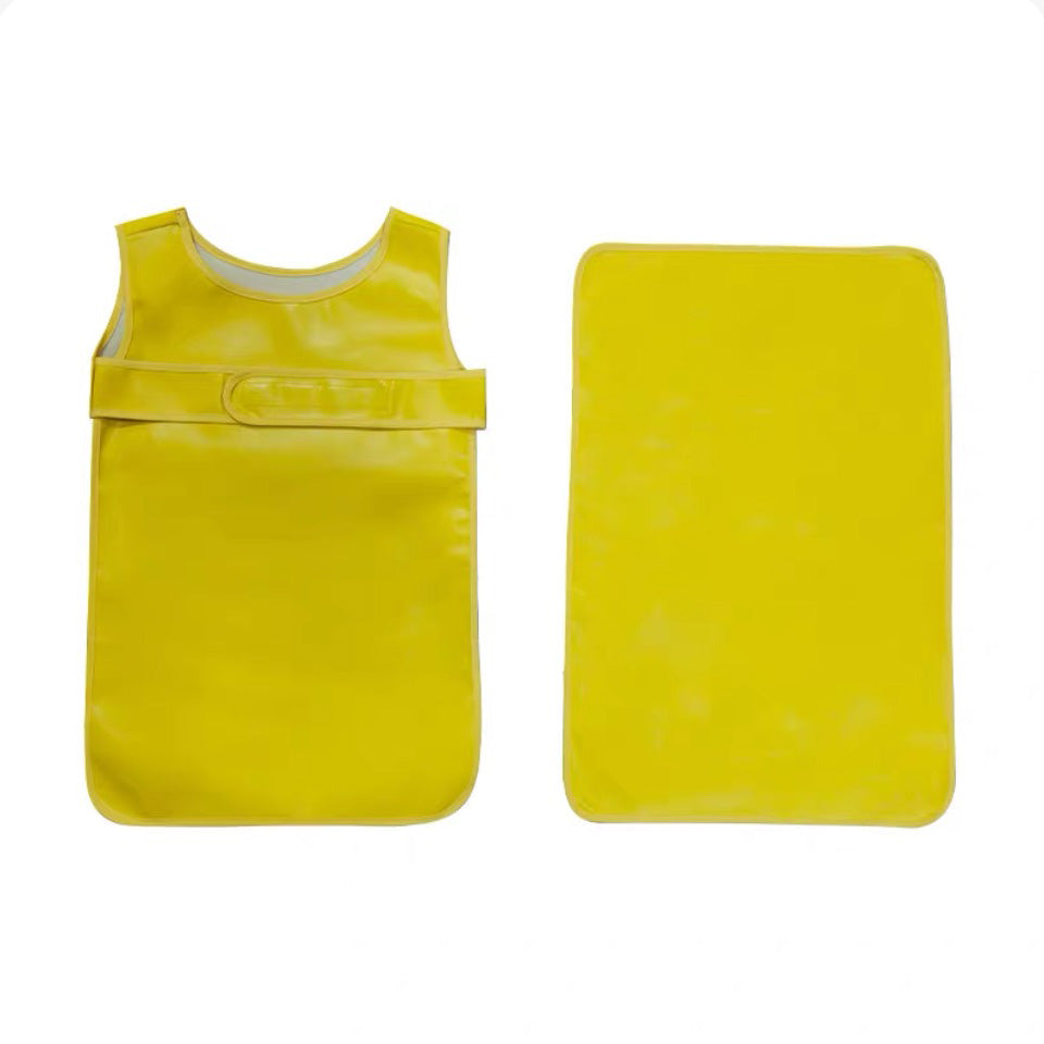Kid Easy-Fasten Water-Resistant Apron with Pad