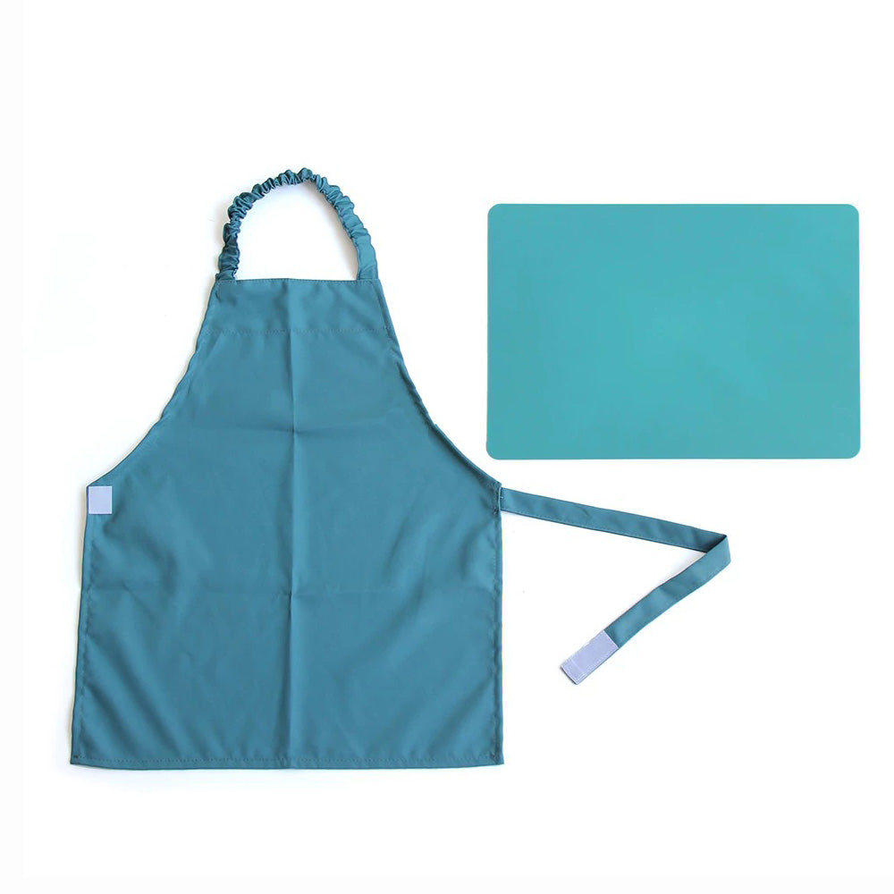 Kid Easy-Fasten Water-Resistant Apron with Silicon Pad