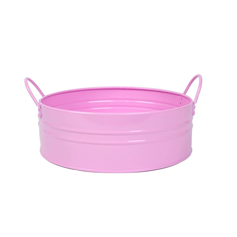 Montessori Metal Basin with Handles, Pitcher, Pail