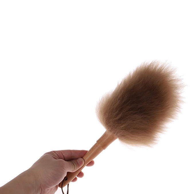 Wool Duster with Wood Handle