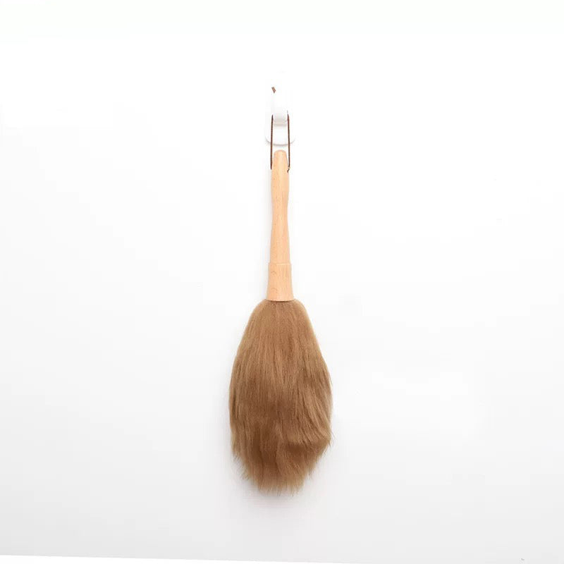 Wool Duster with Wood Handle