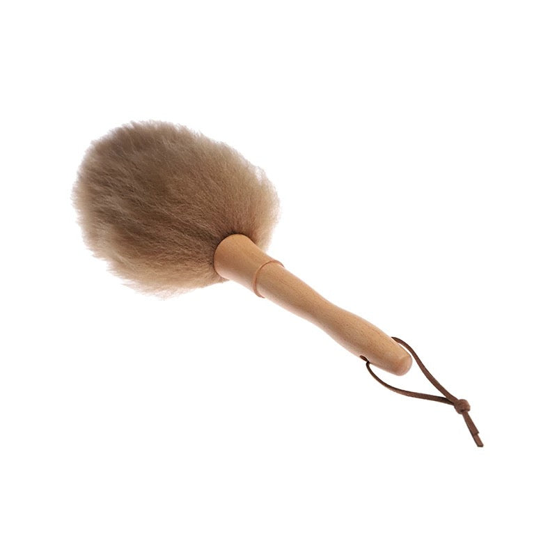 Wool Duster with Wood Handle