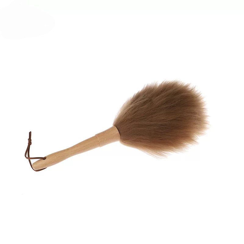 Wool Duster with Wood Handle