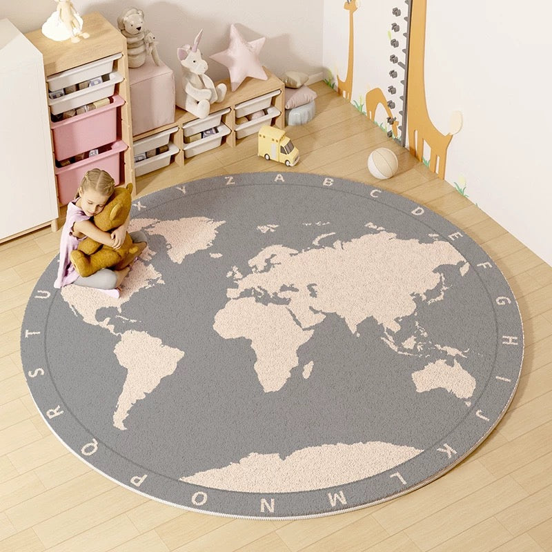Non-Slip Round Rug / Play Mat