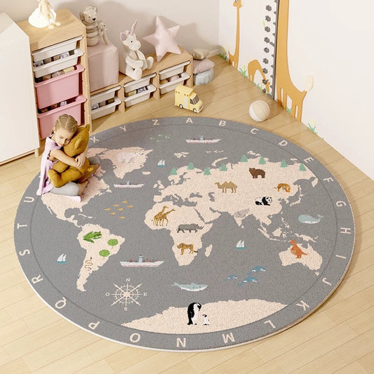 Non-Slip Round Rug / Play Mat