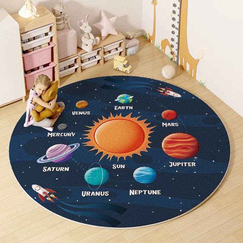 Non-Slip Round Rug / Play Mat