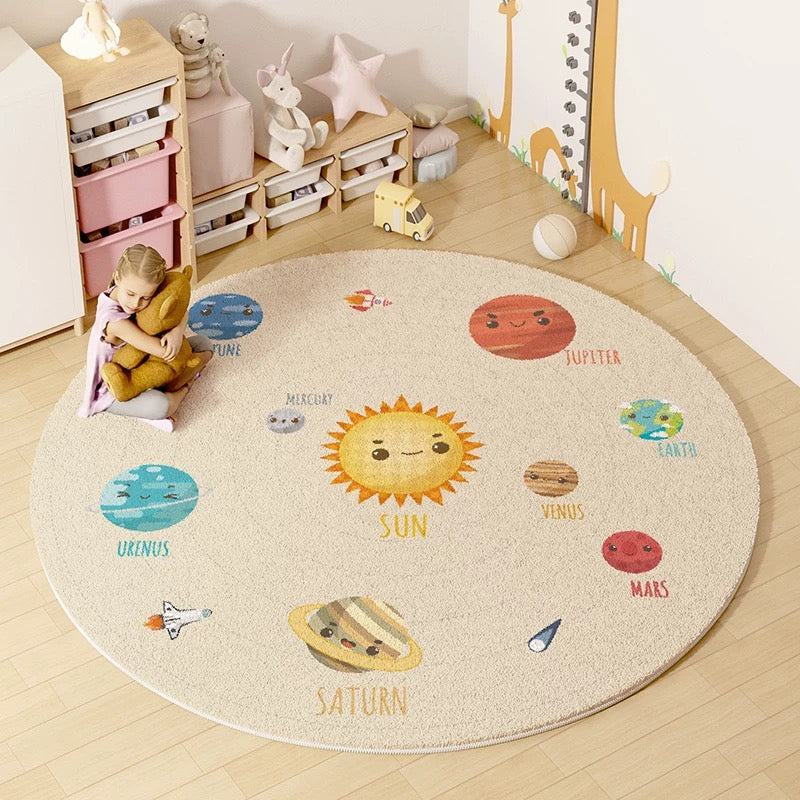 Non-Slip Round Rug / Play Mat