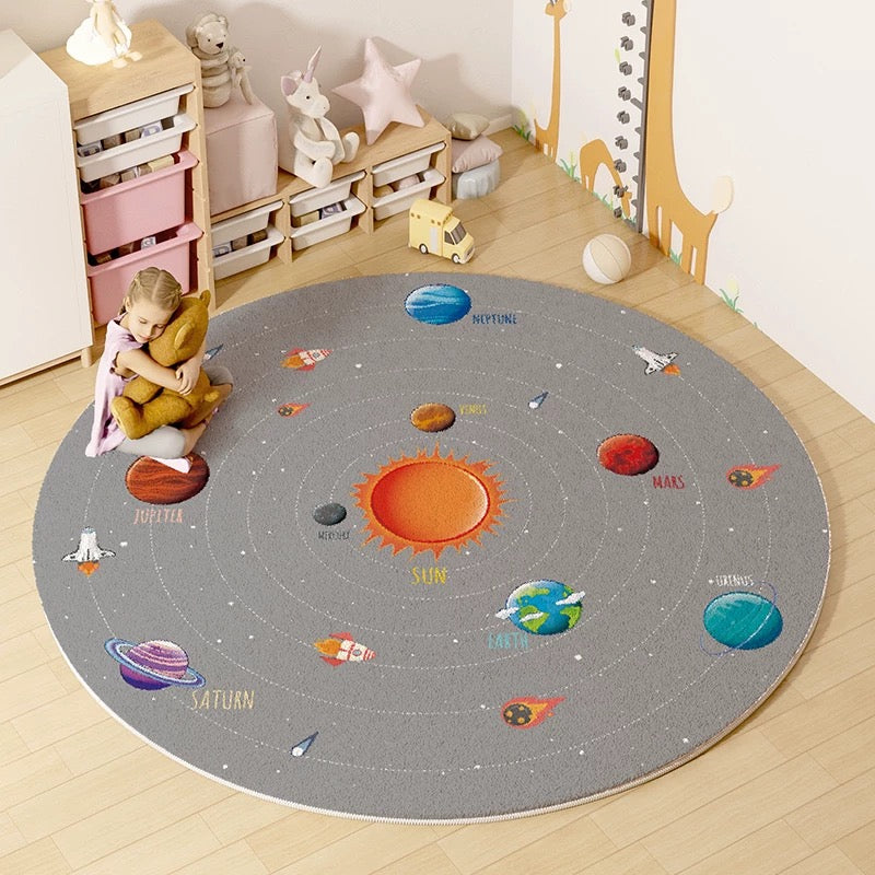 Non-Slip Round Rug / Play Mat