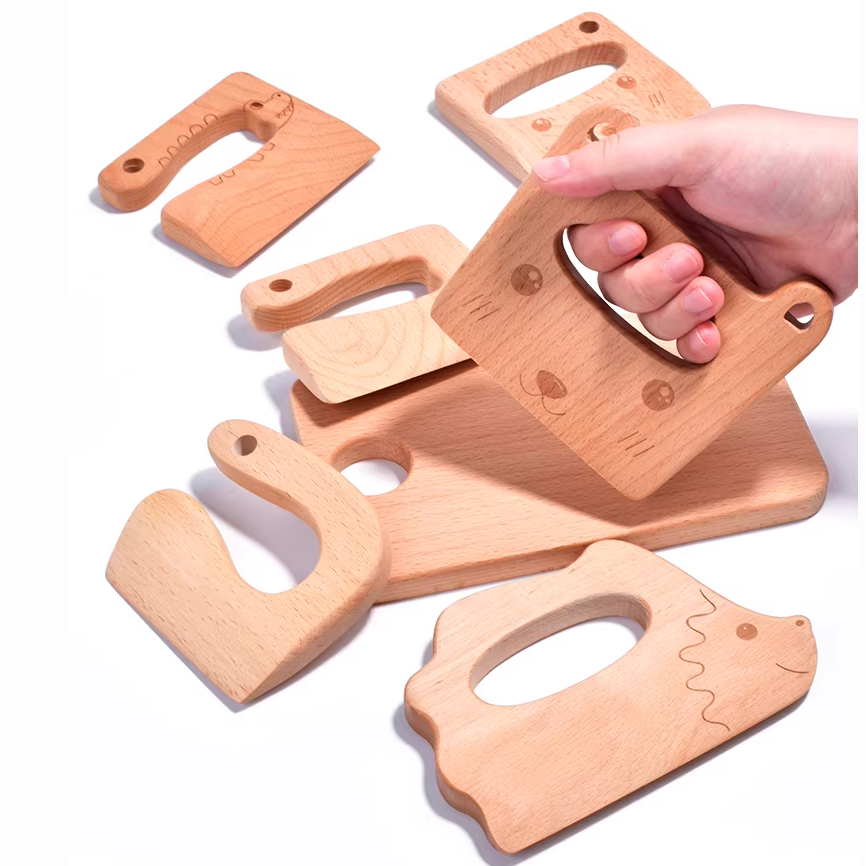 Wooden Dough Cutter Knife