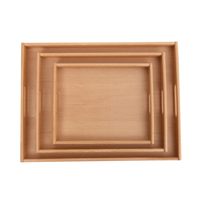 Montessori Wooden Trays