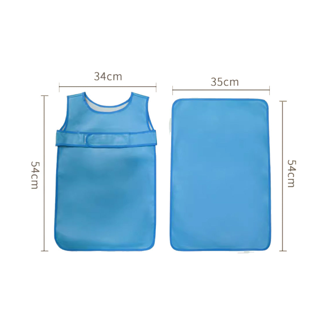 Kid Easy-Fasten Water-Resistant Apron with Pad