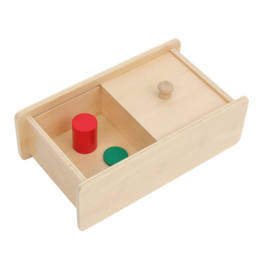 Wooden Box with Sliding Lid