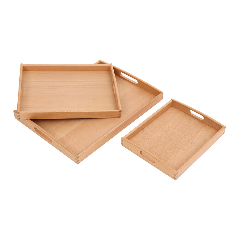 Montessori Wooden Trays