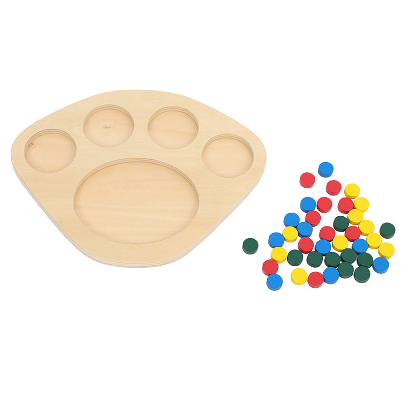 Montessori Wooden Sorting Tray