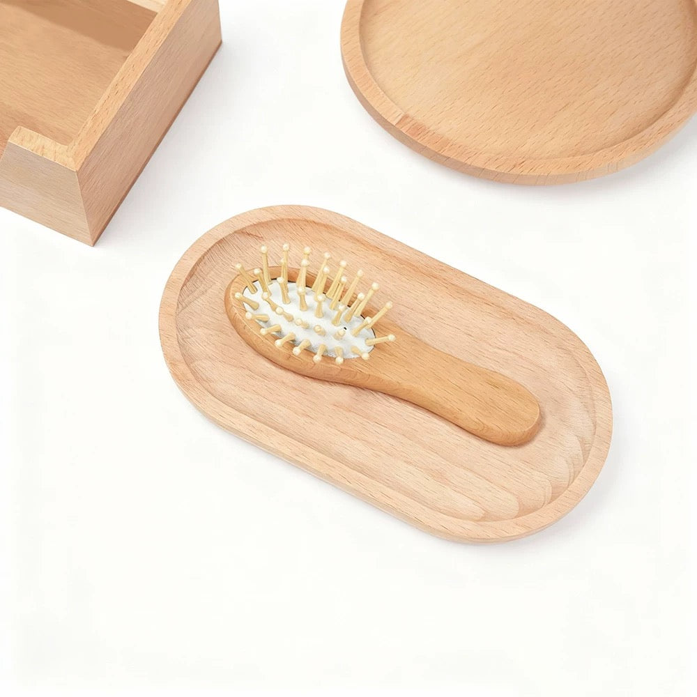 Wiping Nose & Brushing Hair