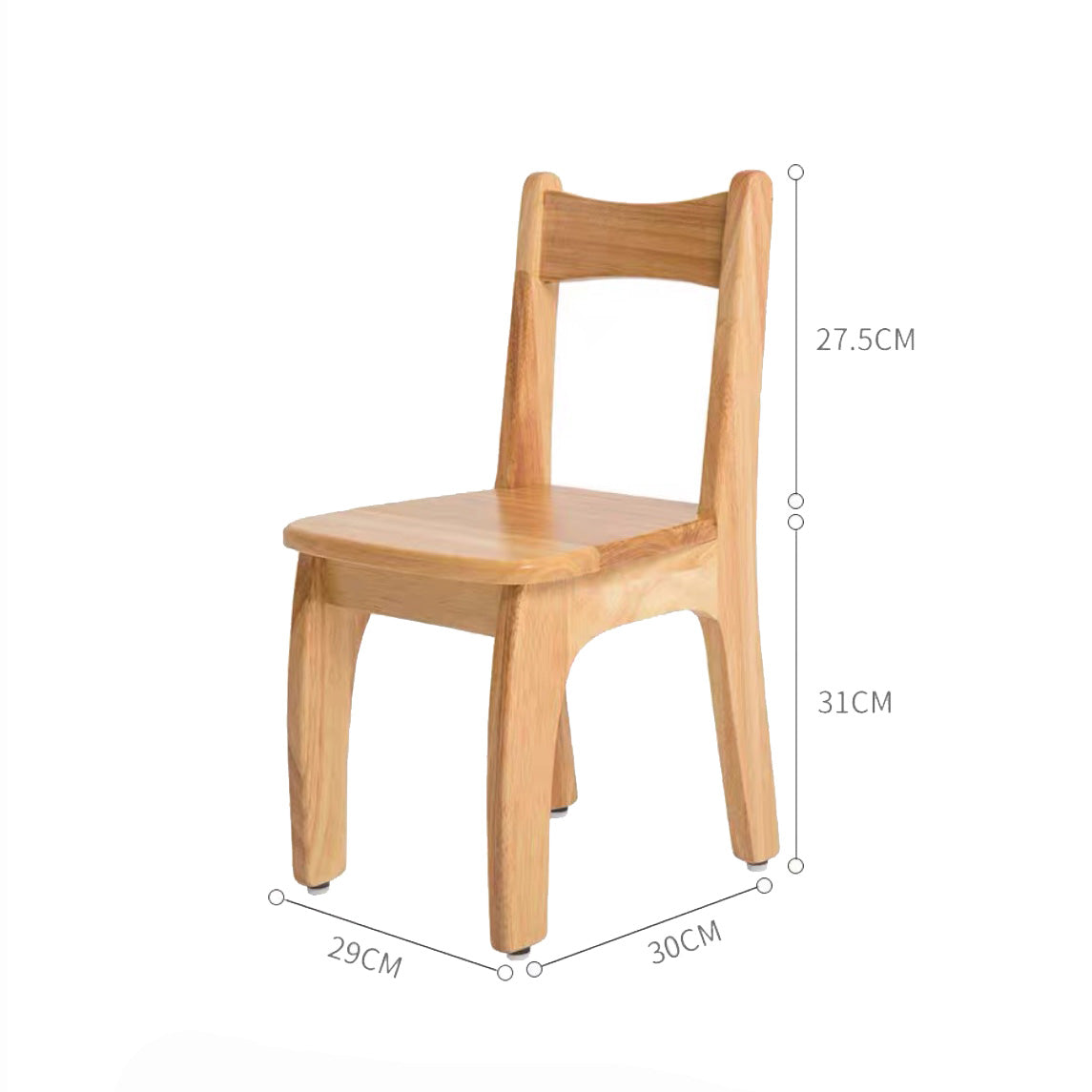 Solid Wood Classroom Chairs | pck of 2