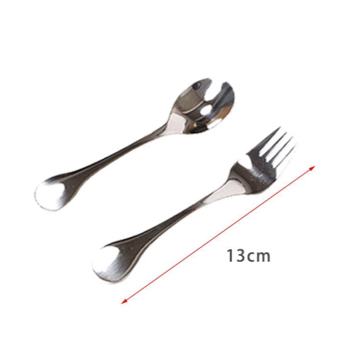 Toddler Fork and Spoon Set Stainless Steel