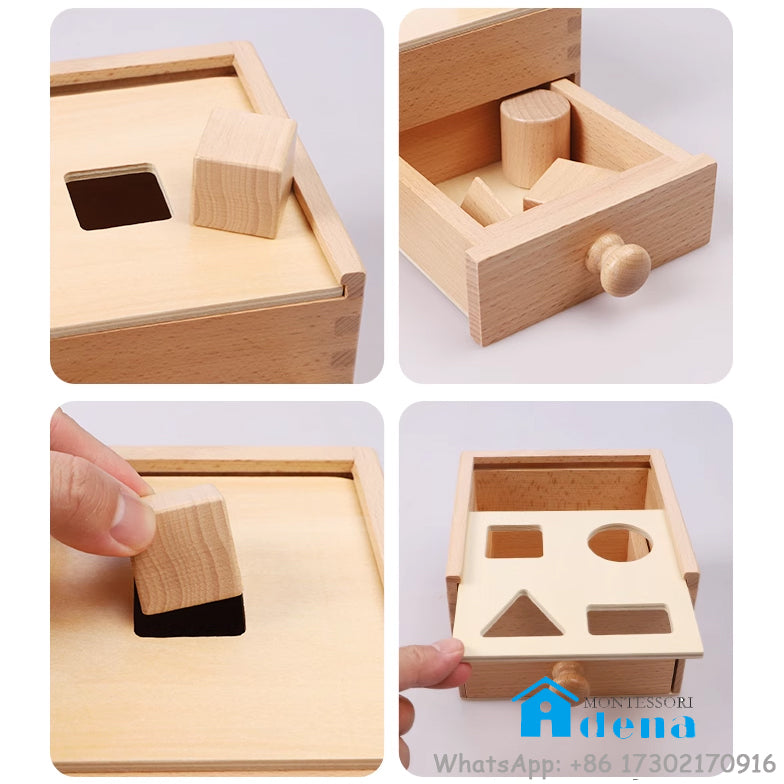 Montessori Mail Box -Natural Shapes Drawer