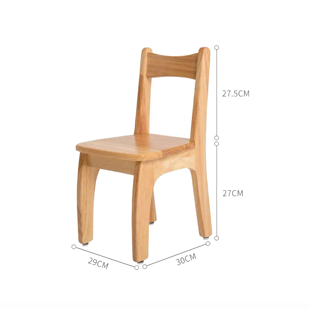 Solid Wood Classroom Chairs | pck of 2