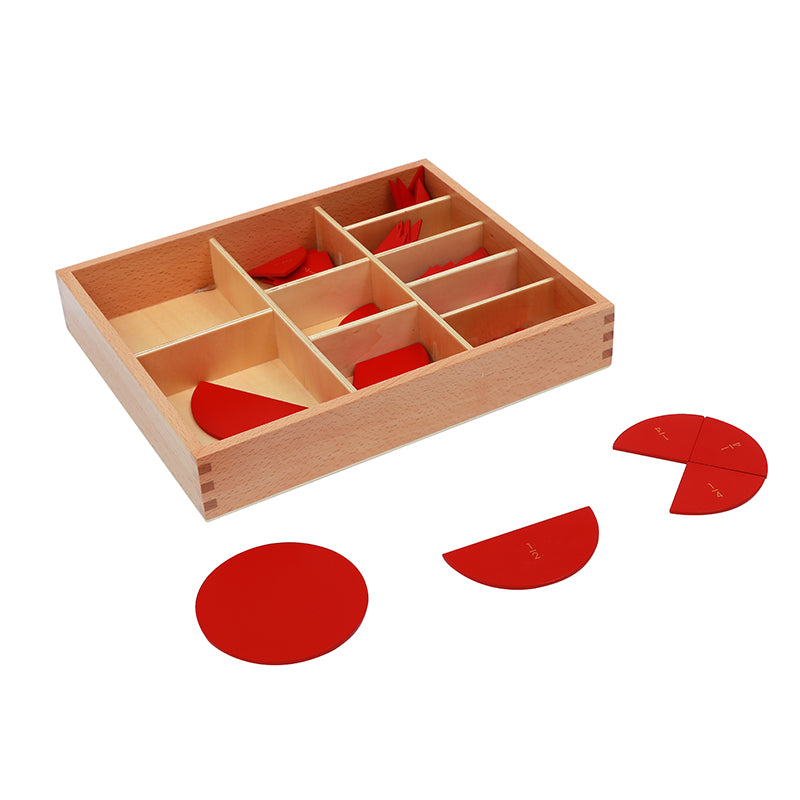 Cut-Out Labeled Fraction Circles（1-10）