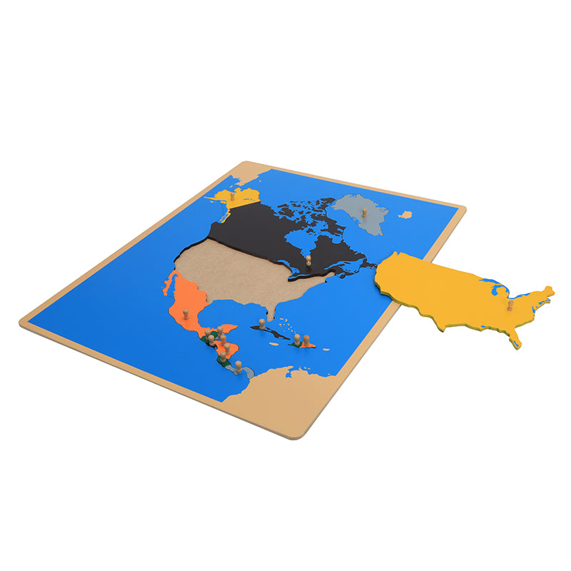Puzzle Map of North America
