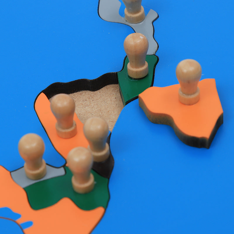 Puzzle Map of North America