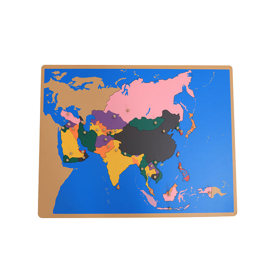 Puzzle Map of Asia