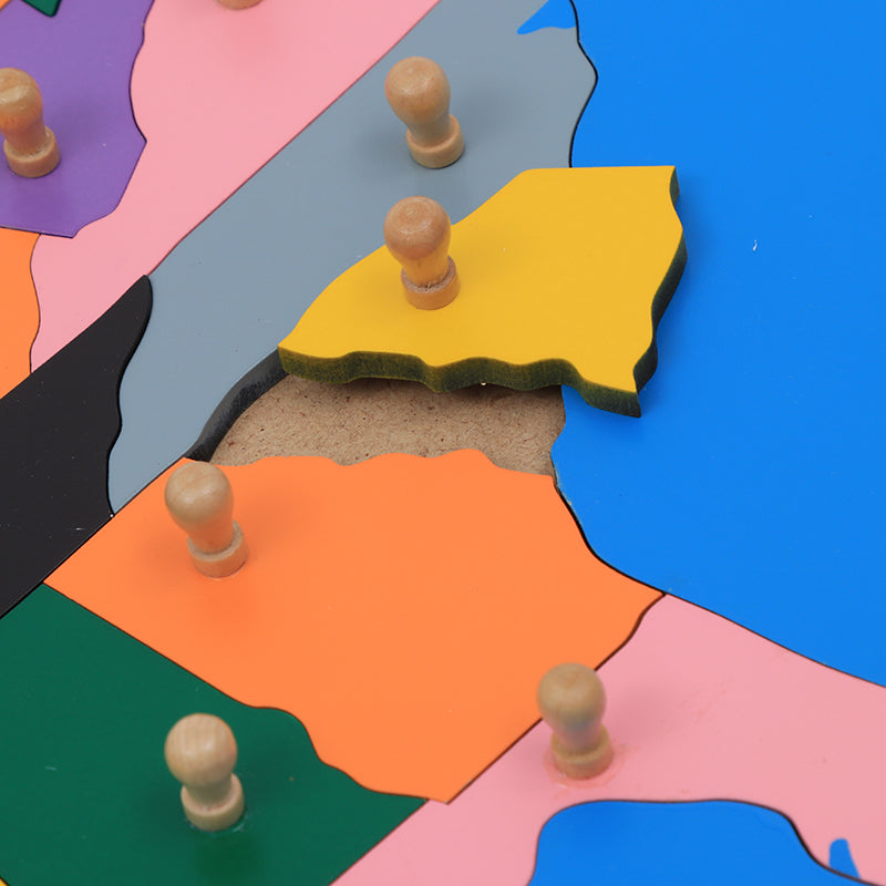 Puzzle Map of USA