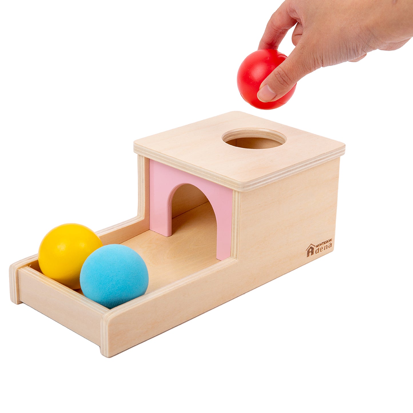 Object Permanence Box with Tray