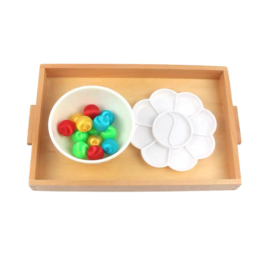 Bandeja de pinza Montessori